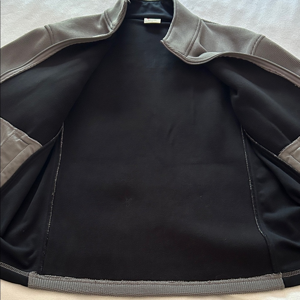 Alpine Design Gray Knit Full Zip Performance Jack… - image 5